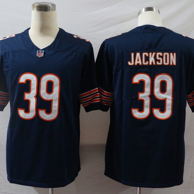 Men's Chicago Bears Eddie Jackson #39 Navy Jersey