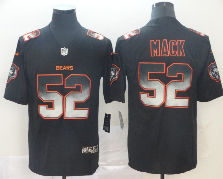 Men's Chicago Bears Khalil Mack #52 Black Alternate Jersey