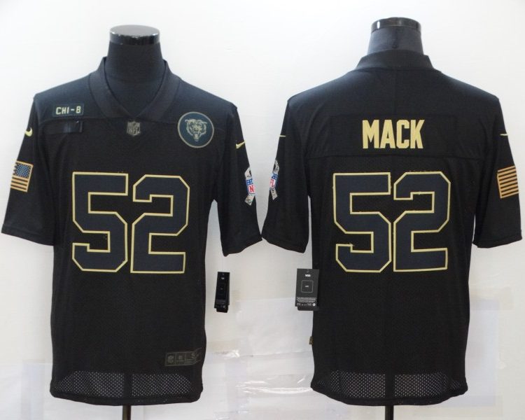 Men's Chicago Bears Khalil Mack #52 Black Jersey