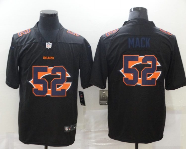 Men's Chicago Bears Khalil Mack #52 Black Jersey