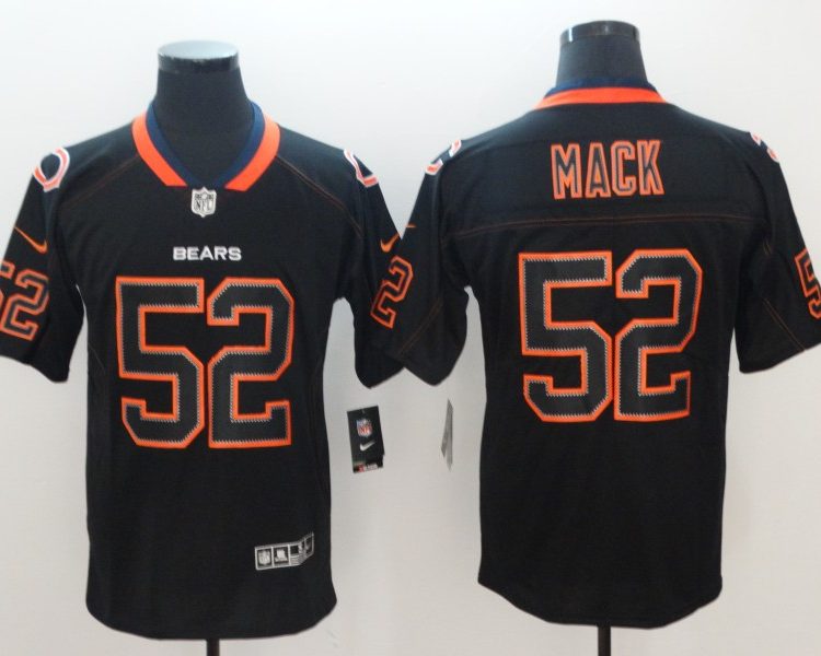 Men's Chicago Bears Khalil Mack #52 Black Jersey