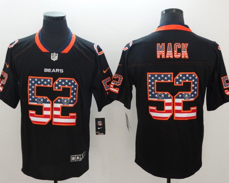 Men's Chicago Bears Khalil Mack #52 Black Jersey