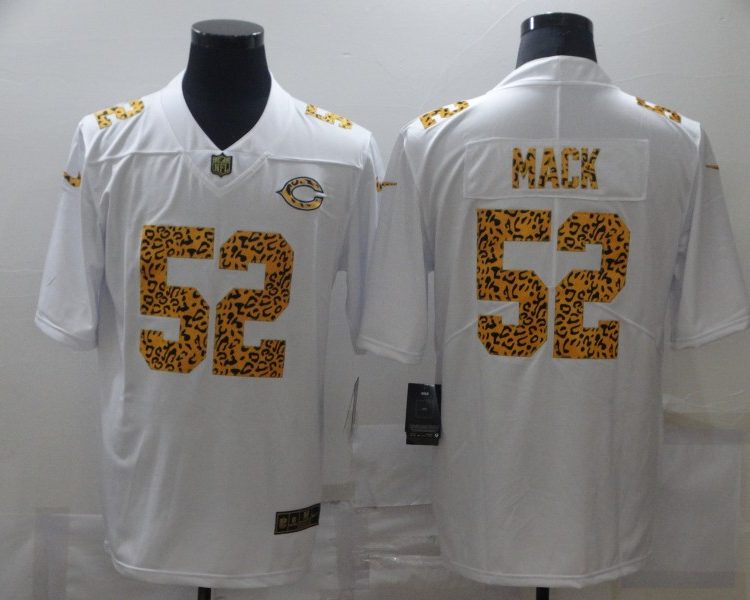 Men's Chicago Bears Khalil Mack #52 White Jersey
