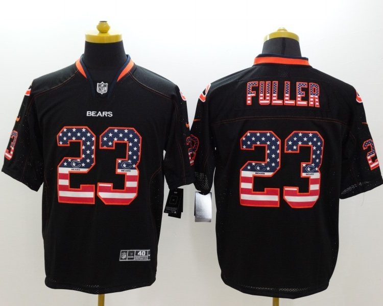 Men's Chicago Bears Kyle Fuller #23 Black Jersey