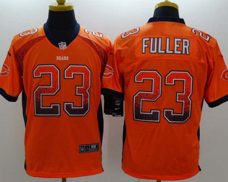 Men's Chicago Bears Kyle Fuller #23 Orange Jersey