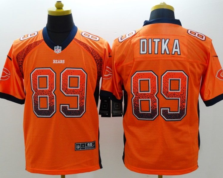 Men's Chicago Bears Mike Ditka #89 Orange Jersey