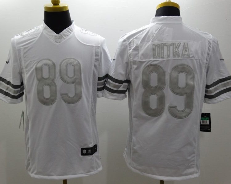 Men's Chicago Bears Mike Ditka #89 White Jersey
