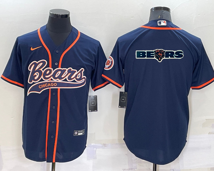 Men's Chicago Bears Navy Jersey
