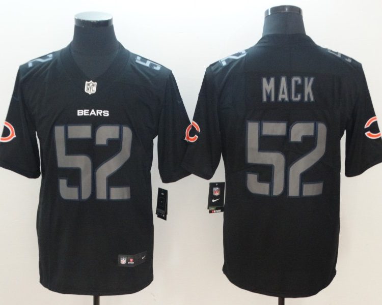 Men's Chicago Bears #52 Khalil Mack Black Jersey