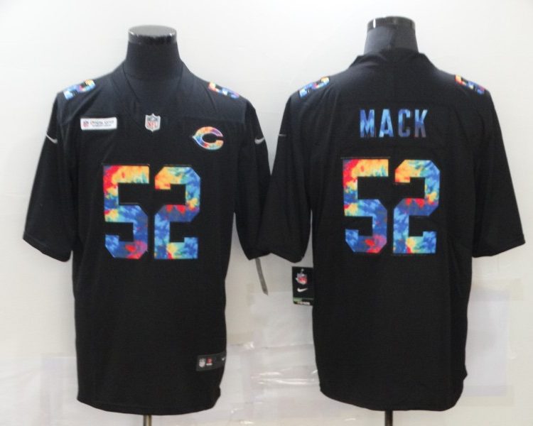 Men's Chicago Bears #52 Khalil Mack Black Jersey