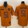 Men's Chicago Bears Dick Butkus #51 Brown 2023 Salute To Service Retired Limited Jersey