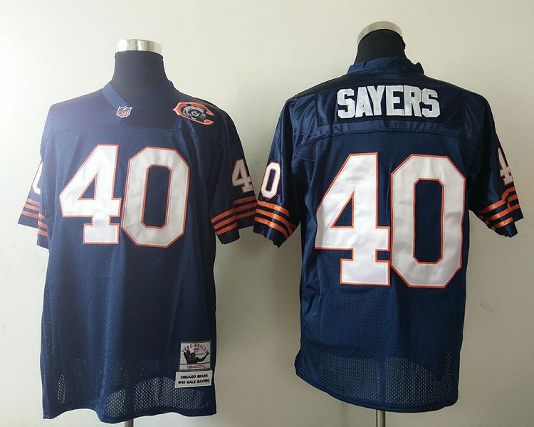 Men's Chicago Bears Gale Sayers Mitchell & Ness Navy Legacy Jersey