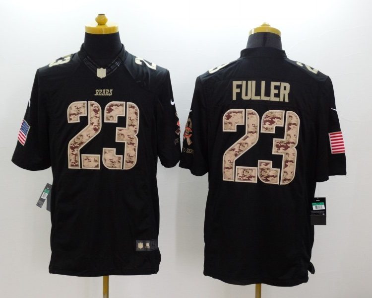 Men's Chicago Bears Kyle Fuller #23 Black Jersey
