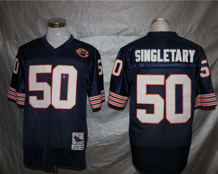 Men's Chicago Bears Mike Singletary Mitchell & Ness Navy Legacy Jersey
