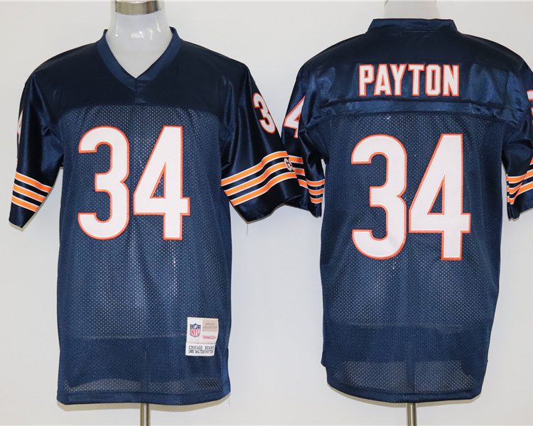 Men's Chicago Bears Walter Payton Mitchell & Ness Navy Legacy Jersey