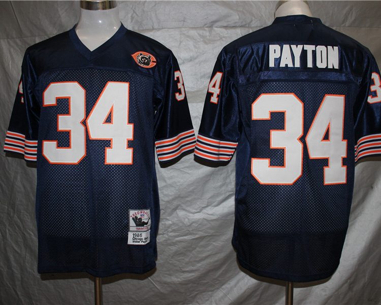 Men's Chicago Bears Walter Payton Mitchell & Ness Navy Legacy Jersey