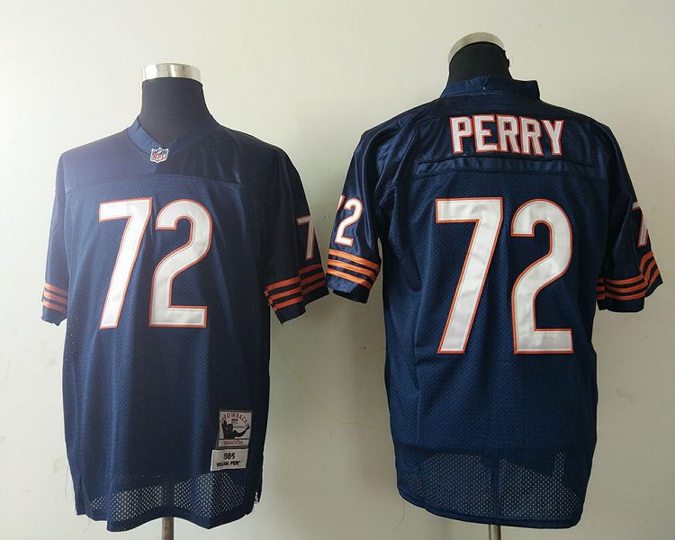 Men's Chicago Bears William Perry Mitchell & Ness Navy Legacy Jersey