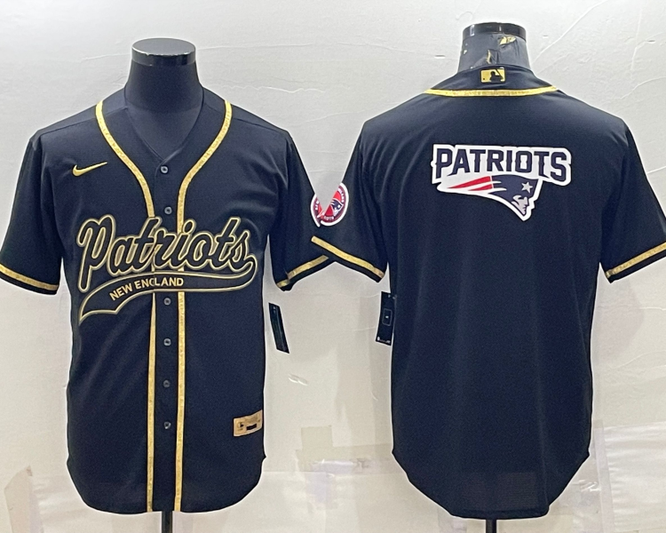 Men's New England Patriots Black Jersey