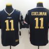 Men's New England Patriots Julian Edelman #11 Navy Alternate Jersey