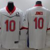 Men's New England Patriots Mac Jones #10 White ALL STAR Jersey