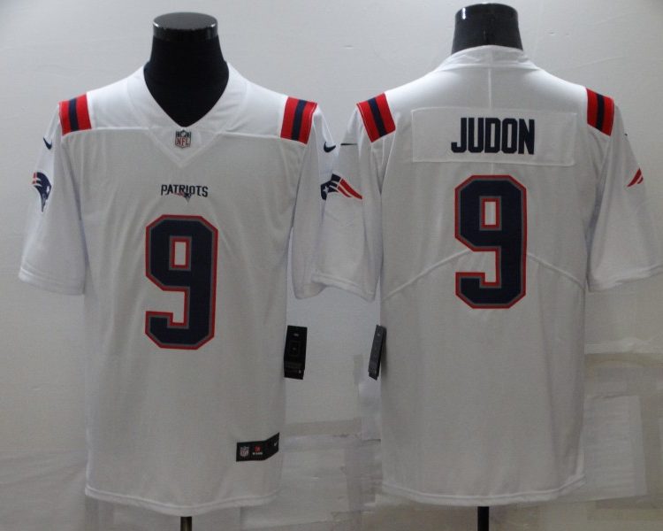 Men's New England Patriots Matthew Judon #9 White Jersey