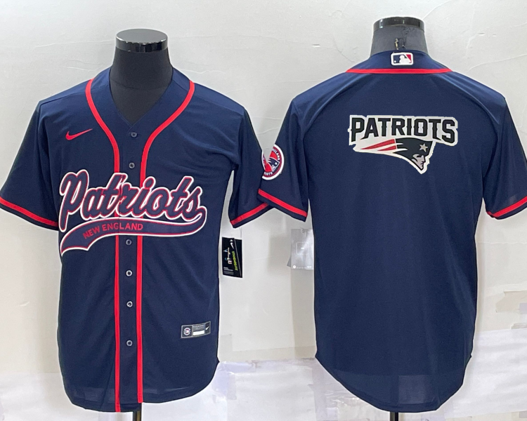 Men's New England Patriots Navy Jersey