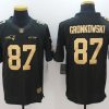 Men's New England Patriots Rob Gronkowski #87 Black Alternate Jersey