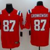 Men's New England Patriots Rob Gronkowski #87 Red Jersey