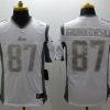 Men's New England Patriots Rob Gronkowski #87 White Jersey