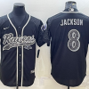Men's Baltimore Ravens Lamar Jackson #8 Black RFLCTV Limited Jersey Joint Edition