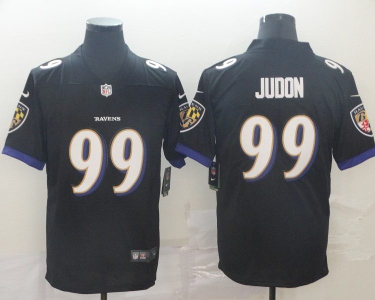 Men's Baltimore Ravens Matthew Judon #99 Black Jersey
