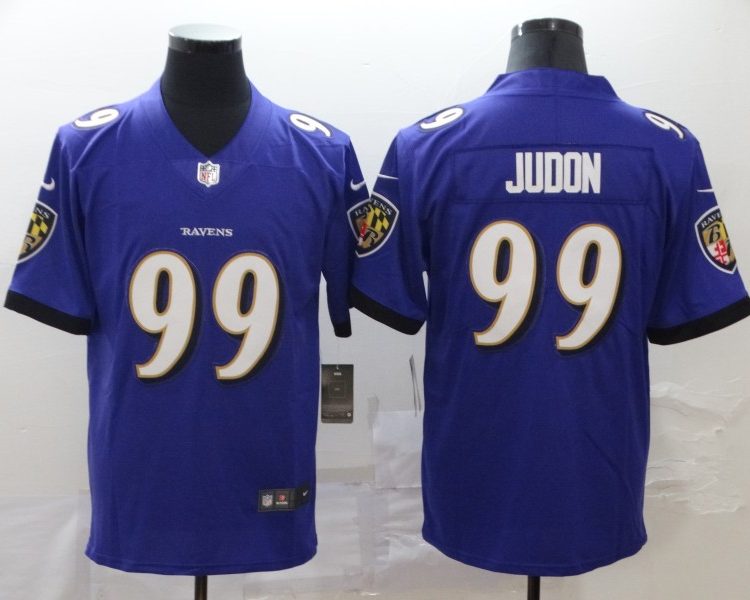 Men's Baltimore Ravens Matthew Judon #99 Purple Jersey