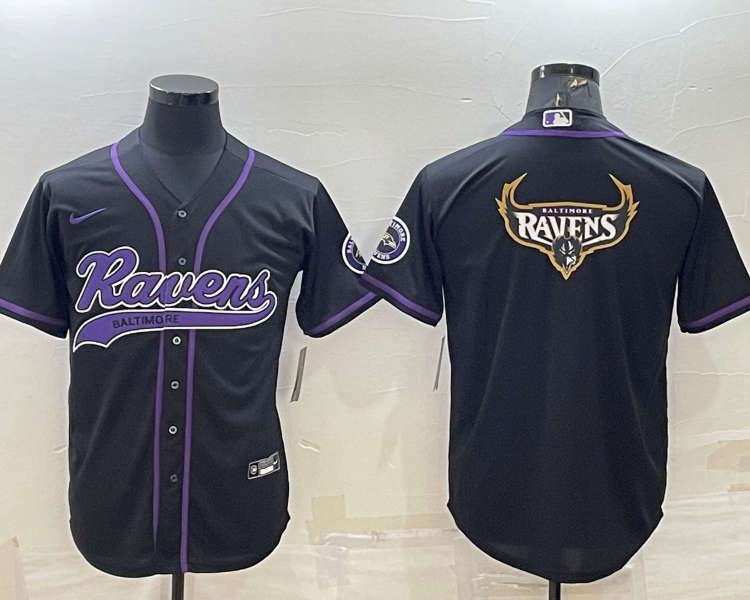 Men's Baltimore Ravens Black Jersey