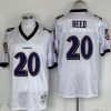 Men's Baltimore Ravens Ed Reed Mitchell & Ness White Legacy Jersey