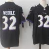 Men's Baltimore Ravens Eric Weddle #32 Black Jersey