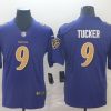 Men's Baltimore Ravens Justin Tucker #9 Purple Alternate Jersey