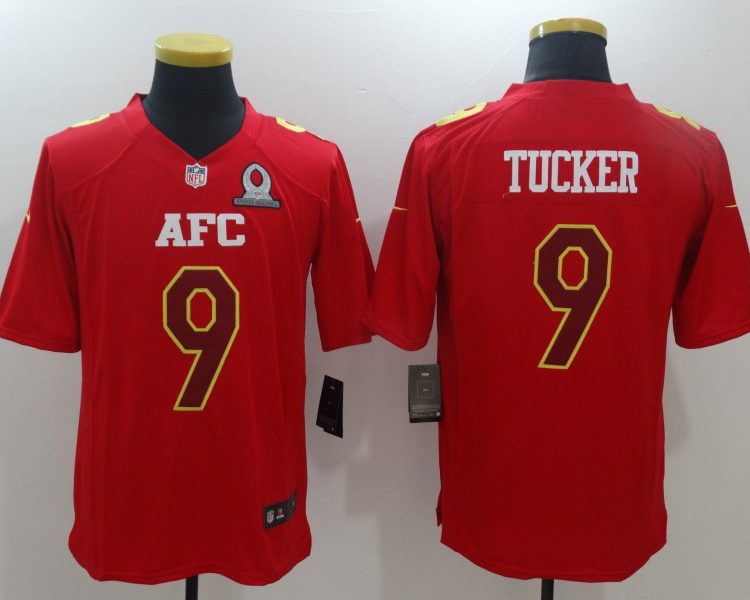 Men's Baltimore Ravens Justin Tucker #9 Red Jersey