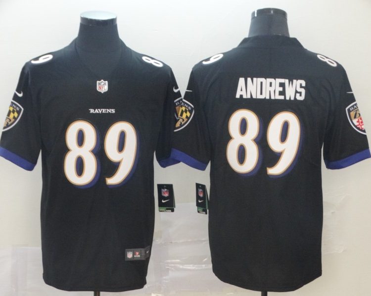 Men's Baltimore Ravens Mark Andrews #89 Black Vapor Limited Jersey