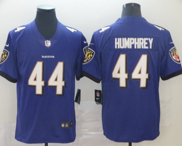 Men's Baltimore Ravens Marlon Humphrey #44 Purple Jersey