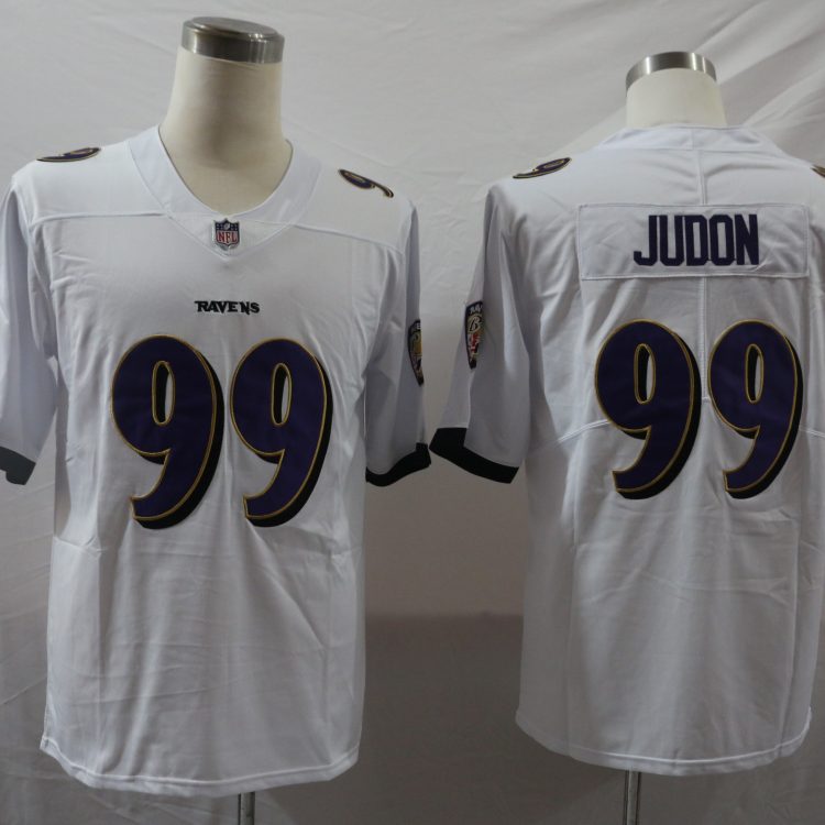 Men's Baltimore Ravens Matthew Judon #99 White Jersey
