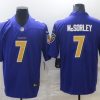 Men's Baltimore Ravens Trace McSorley #7 Purple Jersey