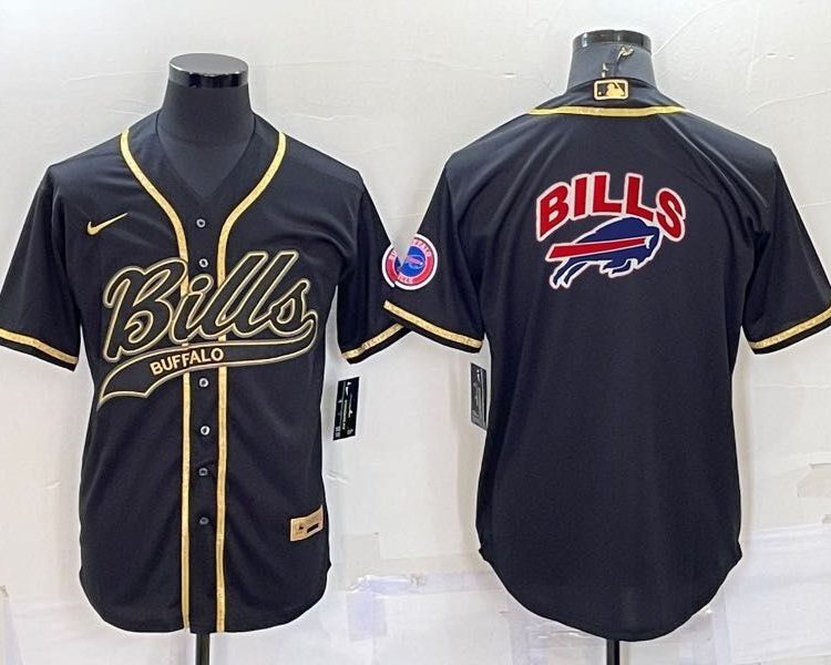 Men's Buffalo Bills Black Jersey