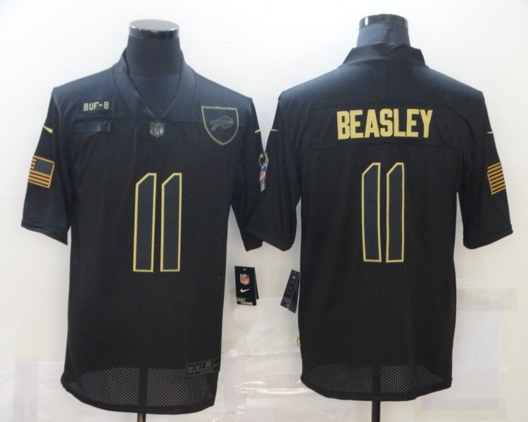 Men's Buffalo Bills Cole Beasley #11 Black Jersey