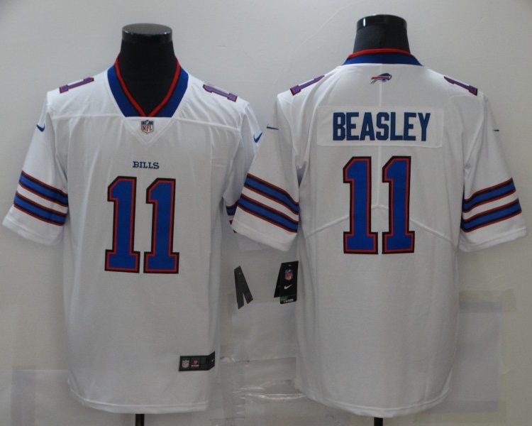 Men's Buffalo Bills Cole Beasley #11 White Jersey