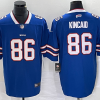 Men's Buffalo Bills Dalton Kincaid #86 Royal 2023 NFL Draft First Round Pick Jersey