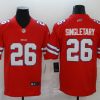 Men's Buffalo Bills Devin Singletary #26 Red Jersey