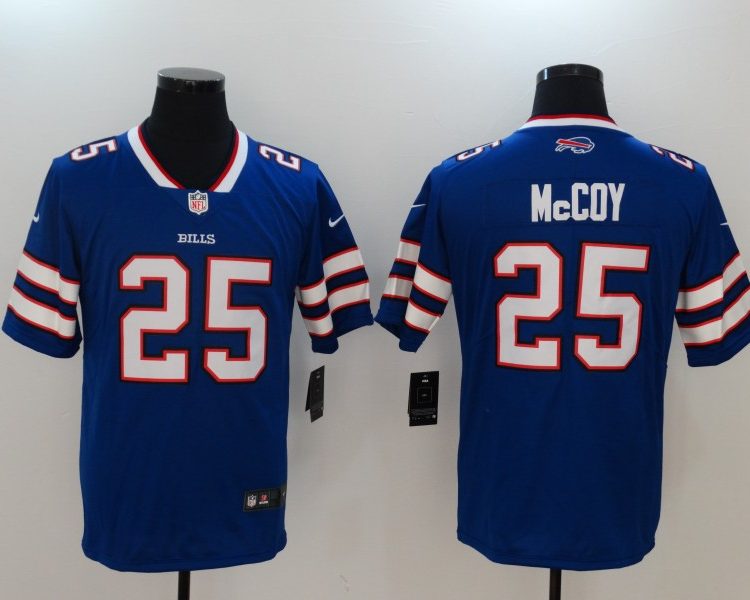 Men's Buffalo Bills LeSean McCoy #25 Blue Jersey
