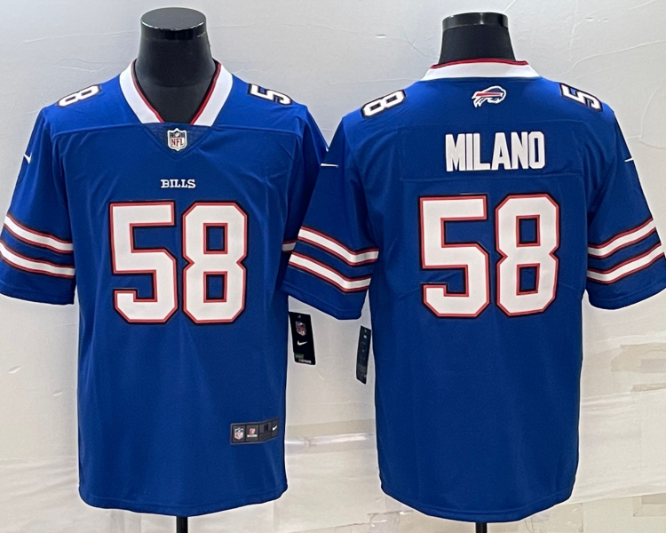 Men's Buffalo Bills Matt Milano #58 Royal Jersey