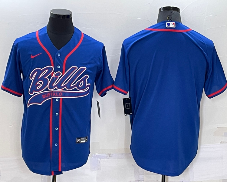 Men's Buffalo Bills Royal Blank Jersey