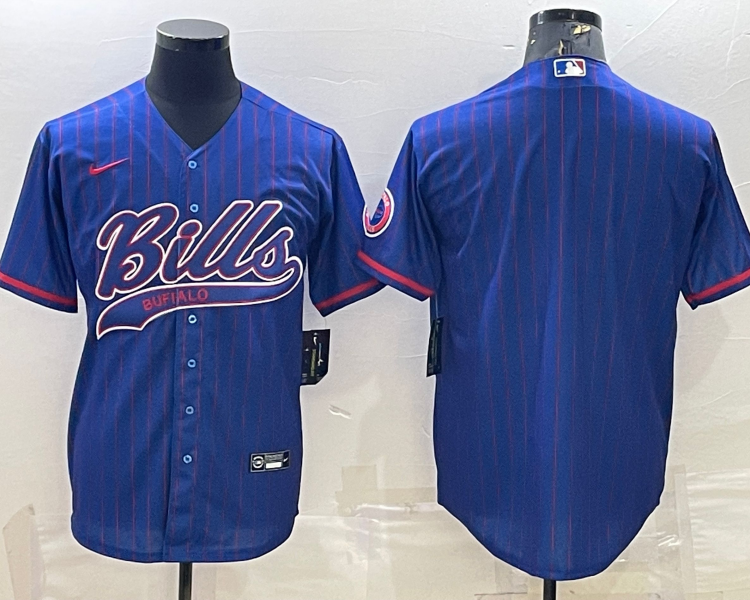 Men's Buffalo Bills Royal Blank Jersey
